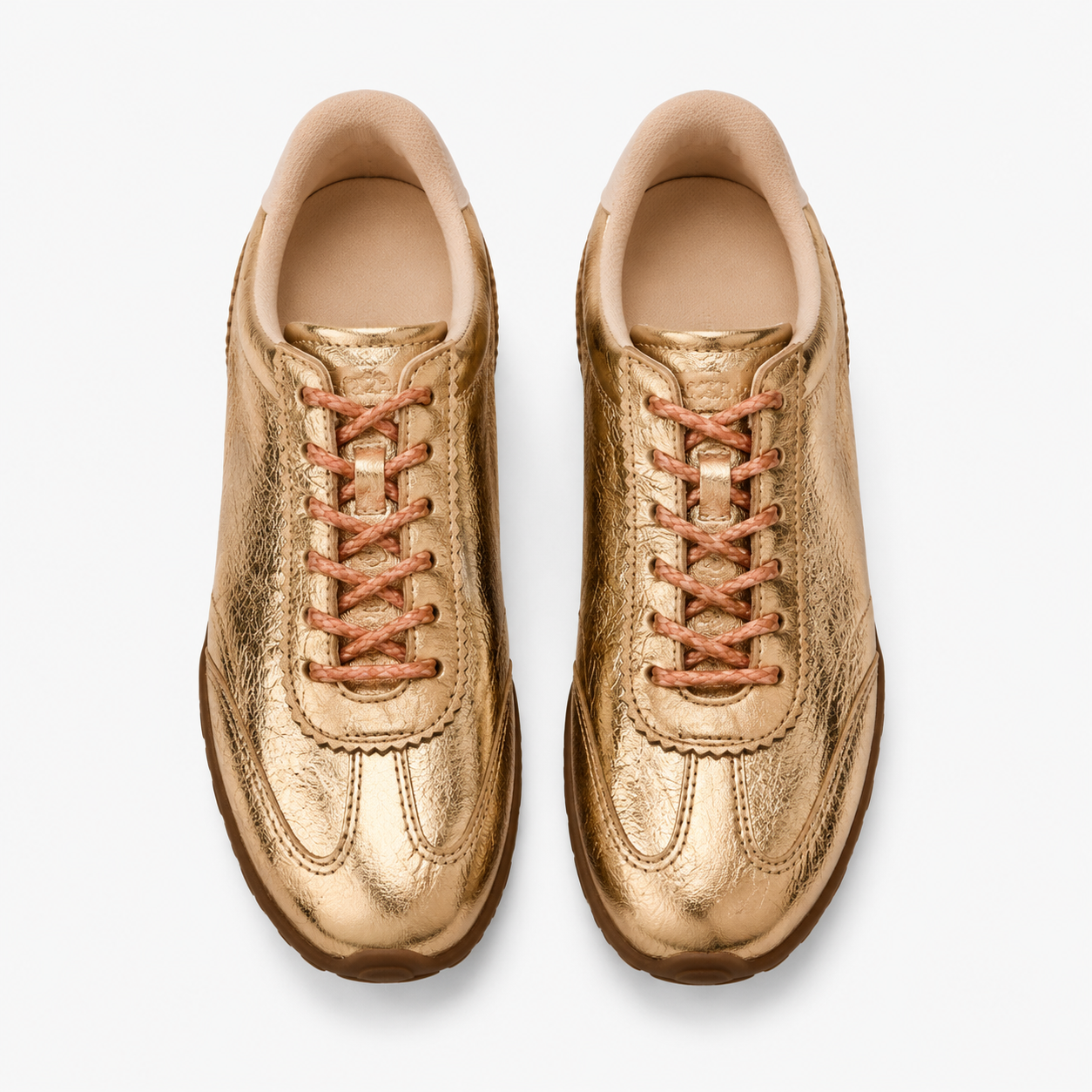 Tenis mod. 72626 color oro