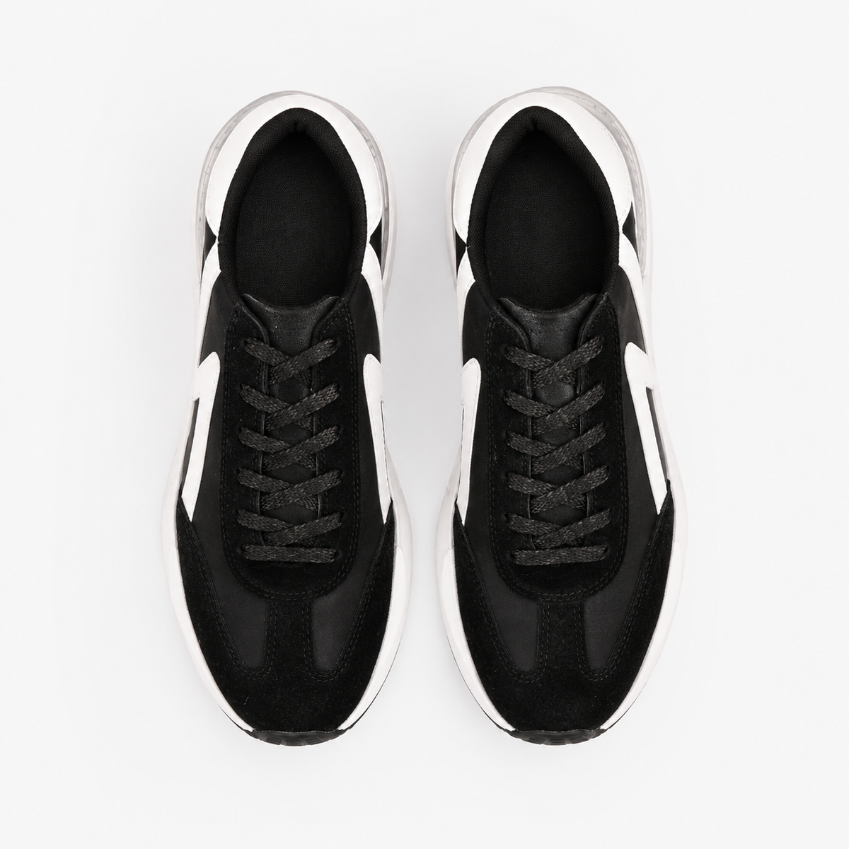 Tenis mod. 24075 negro con blanco