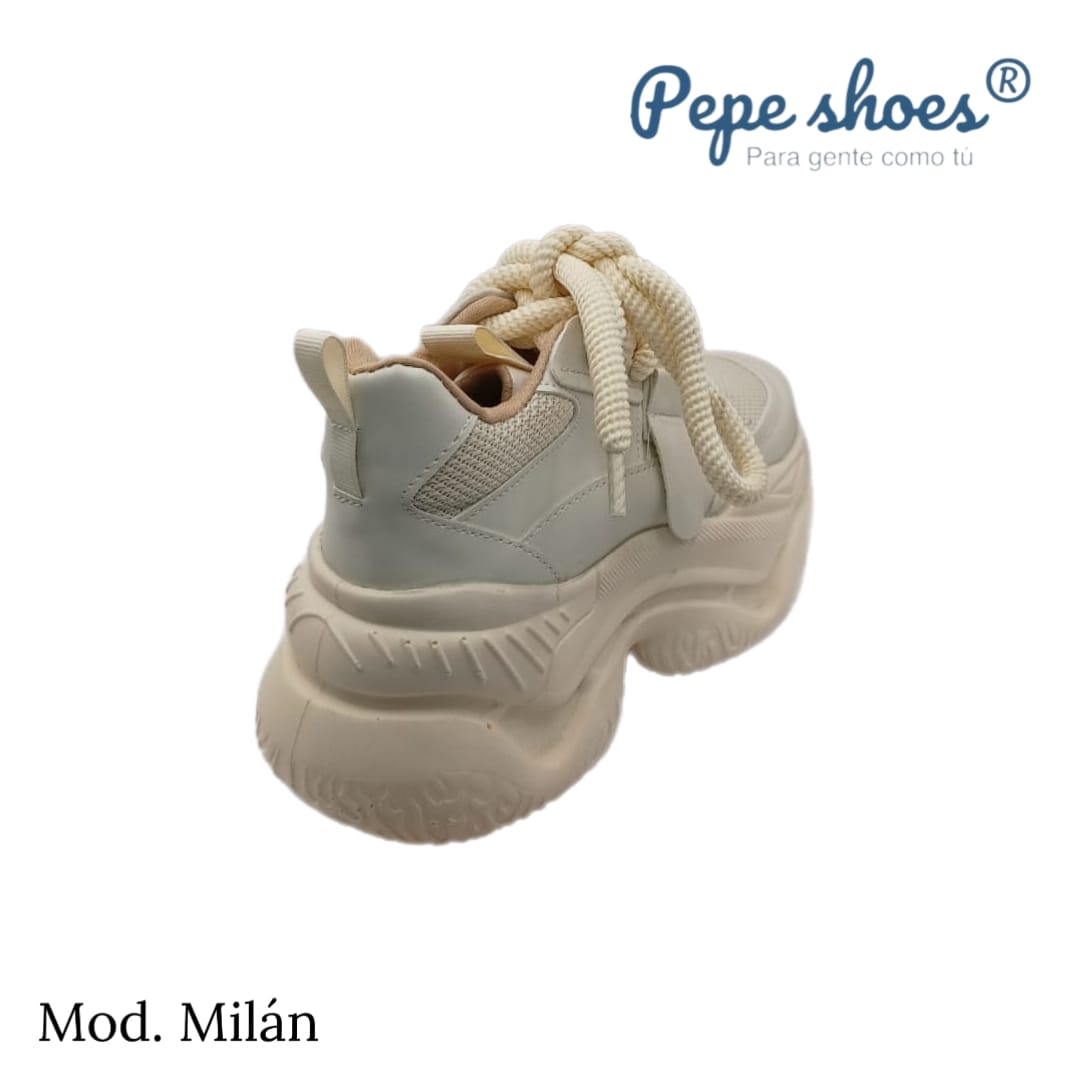 Tenis modelo milán varios colores