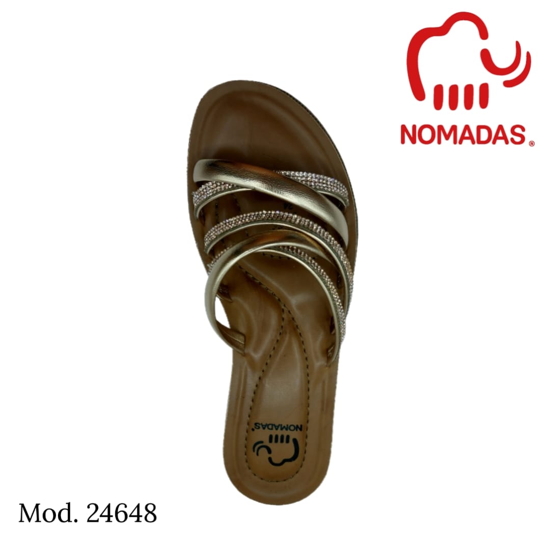 Saldo Sandalia modelo 24648 oro rosado