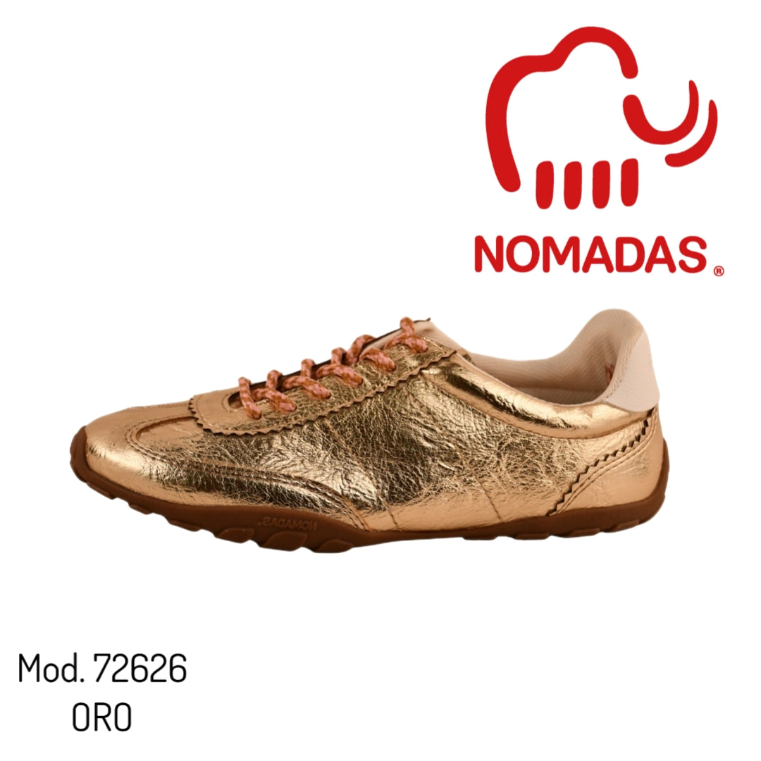 Tenis mod.72626 color oro