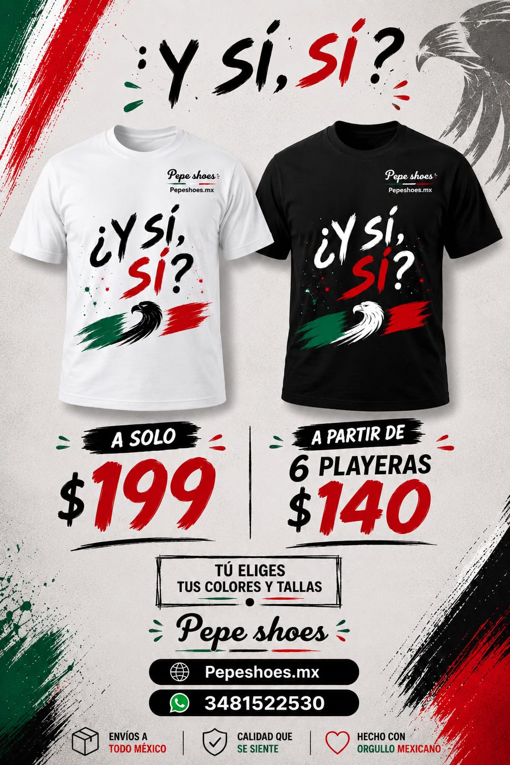 PLAYERA SPORT/MEXICO